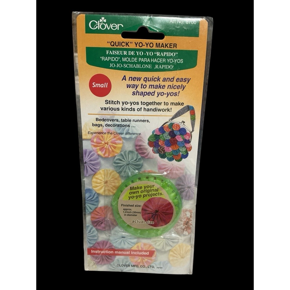 Clover SMALL "Quick"‎ Yo-Yo Maker (Finished Size: 1-1/4") ~ Item 8700